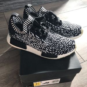NWT Adidas originals NMDR1 Sashiko Black White Unisex 'Black Zebra' BY3013